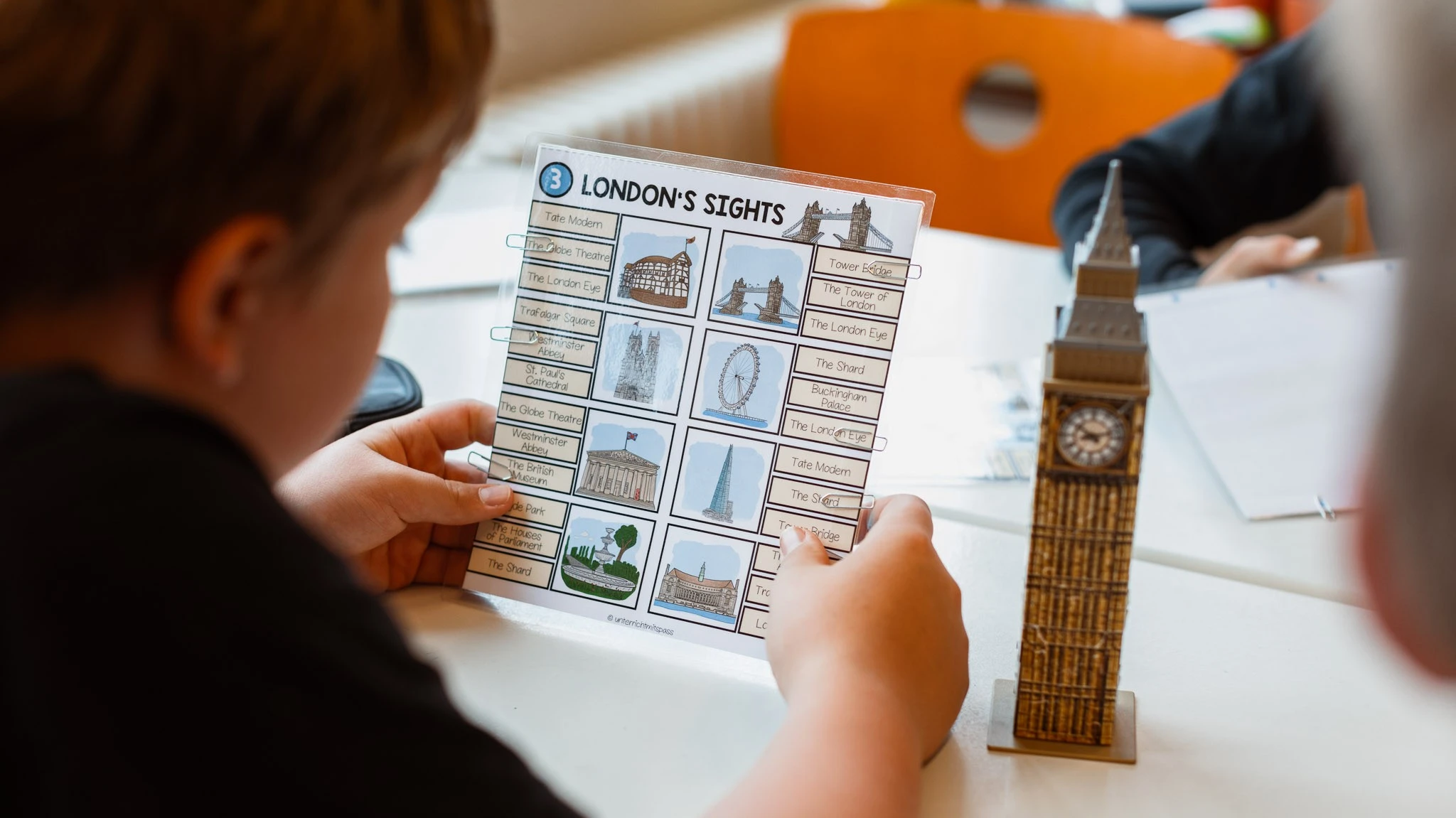 Schüler im englisch Unterricht